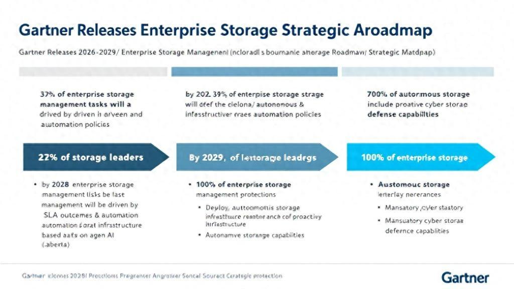 Gartner發布2026-2029年企業存儲戰略路線圖