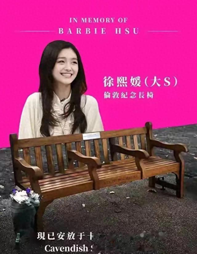 大S伦敦纪念椅落成,小杨阿姨为她说了句公道话,尽显高情商