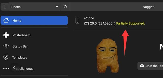 iOS 26.0 Nugget 6.0 已发布，支持状态栏调整