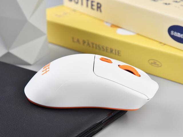 攀升炎橙星閃雙模鼠標評測 高顏值又好用的“國民鼠標”