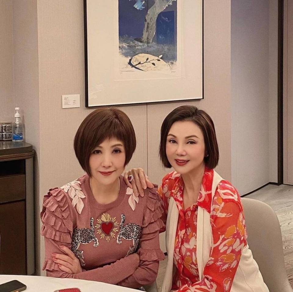 72岁陈琪琪罕露面，全程挽着霍震寰手臂气质优雅，嫁入霍家后变阔太已息影多年