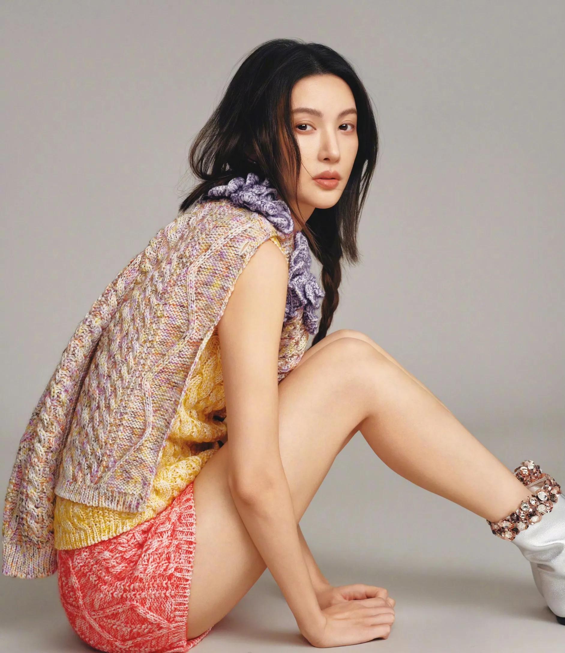 金晨性感代言美图