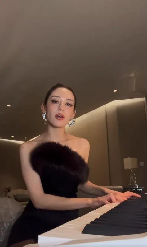 郎朗老婆真面目？豪宅化欧美妆，穿衣前卫，不走贤妻路线，反差大