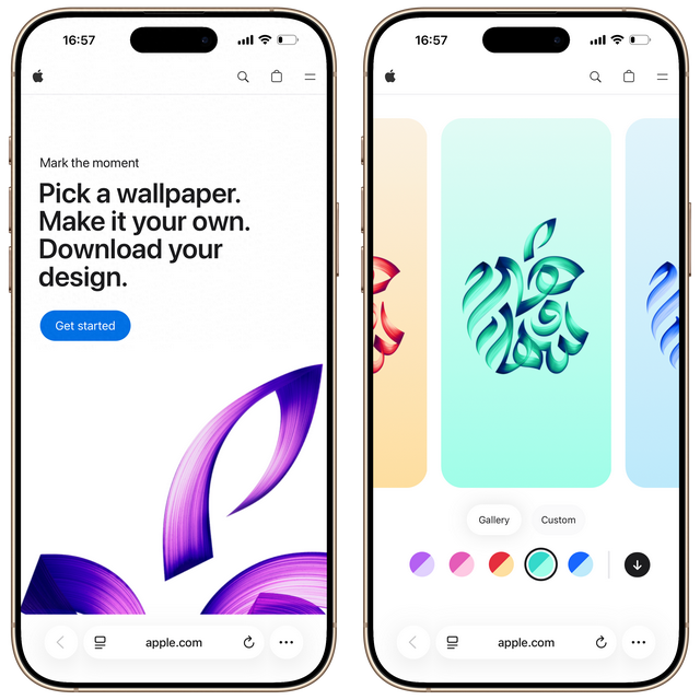蘋果官網推出Logo墻紙設計工具，深圳第三家Apple Store即將開幕
