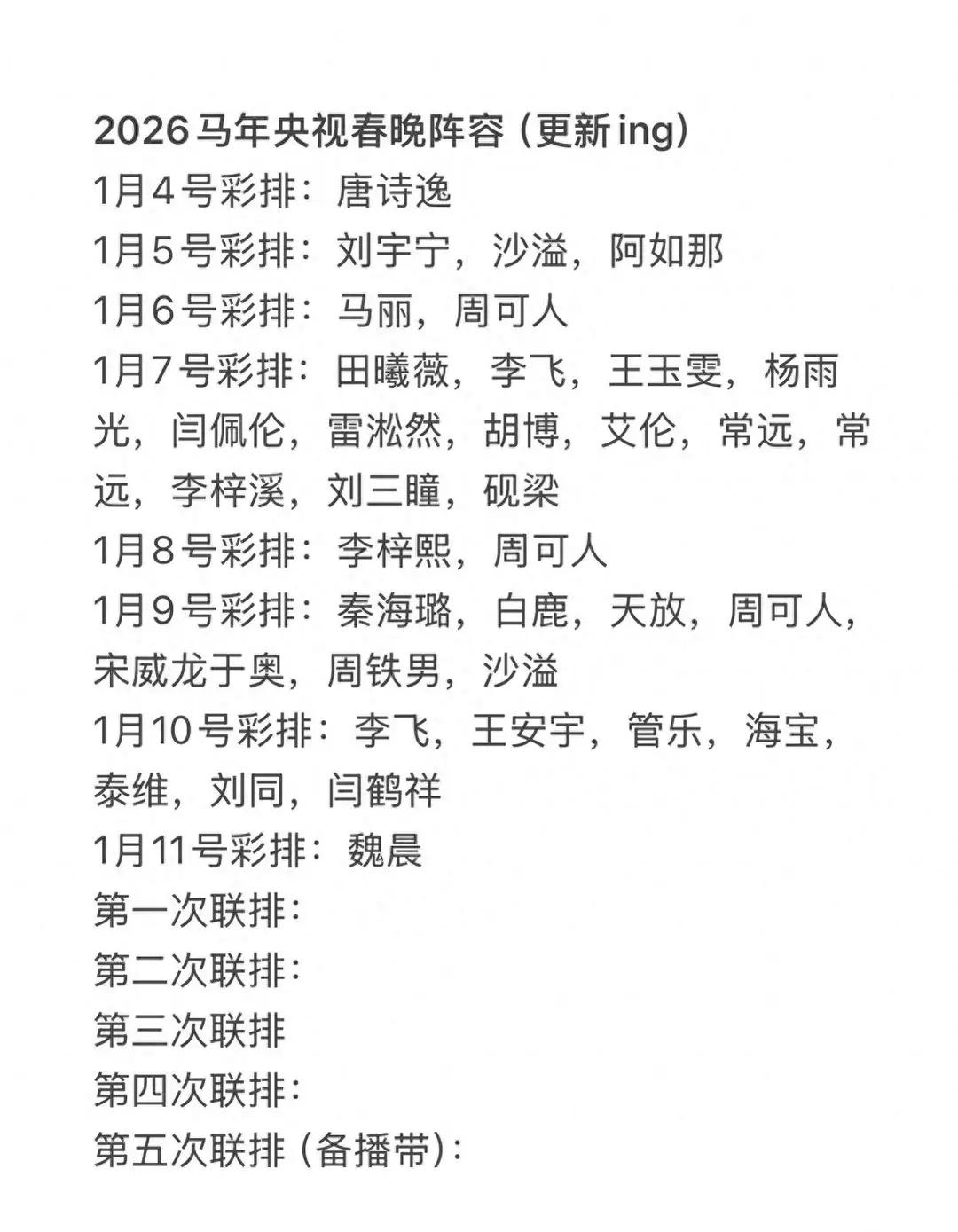 春晚彩排大动作!神秘大咖现身,小品彻底换血,网友说今年稳了?