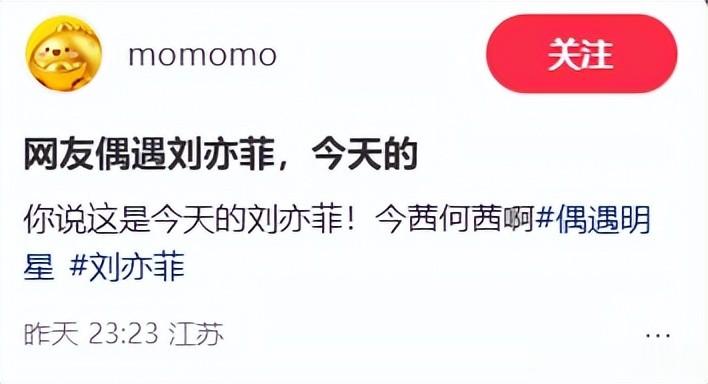 刘亦菲LV购物被偶遇！腰臀丰腴不少变性感，长发及腰气质似大学生