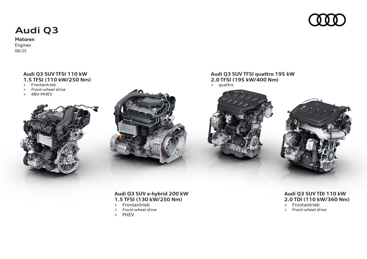 全新奥迪Q3要来了,更换新前脸,支持低速纯电驱,车灯是亮点?