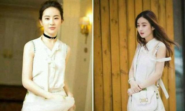 同样是金鹰女神，把刘亦菲和赵丽颖放一起，都很优秀