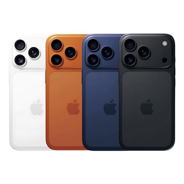 蘋果iPhone 17 Pro系列四配色渲染圖出爐：史上首款橙色登場