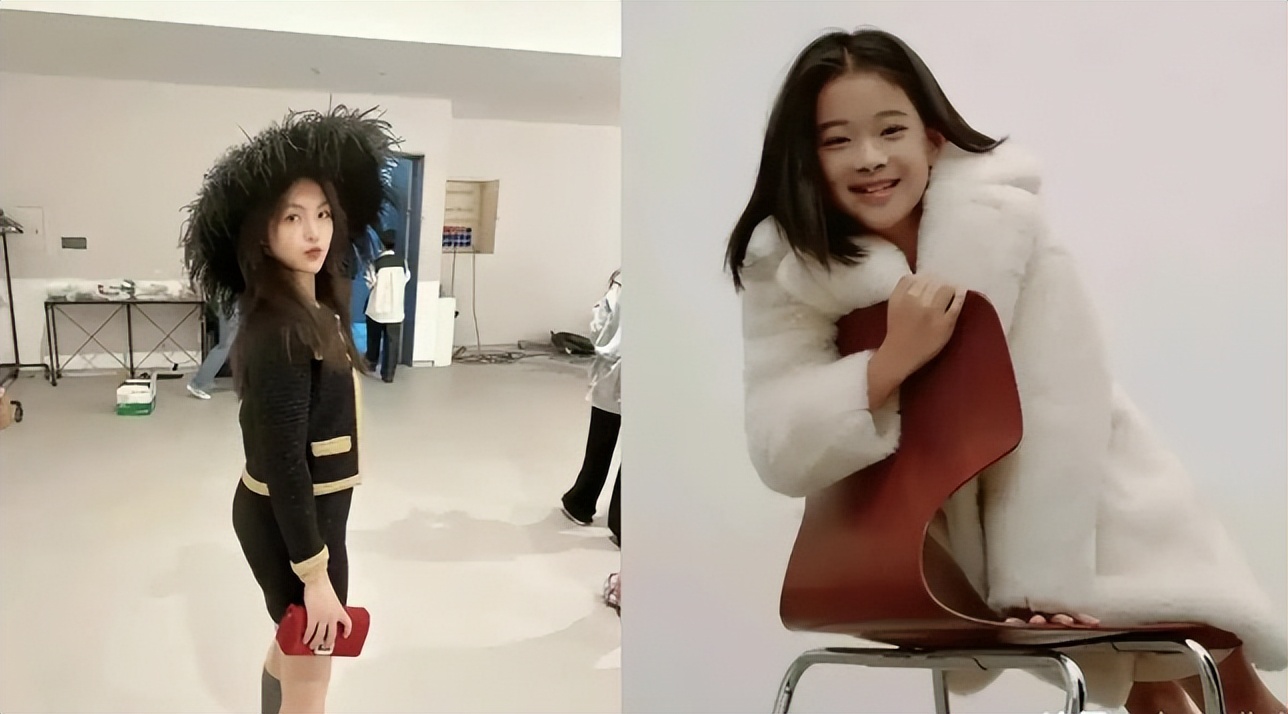 李湘女儿和梅婷女儿同框后,才发现,气质不是用钱就能砸出来的