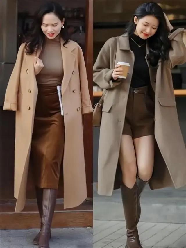 42岁吴昕换了微卷短发真好看！一身美拉德穿搭，减龄洋气又耐看