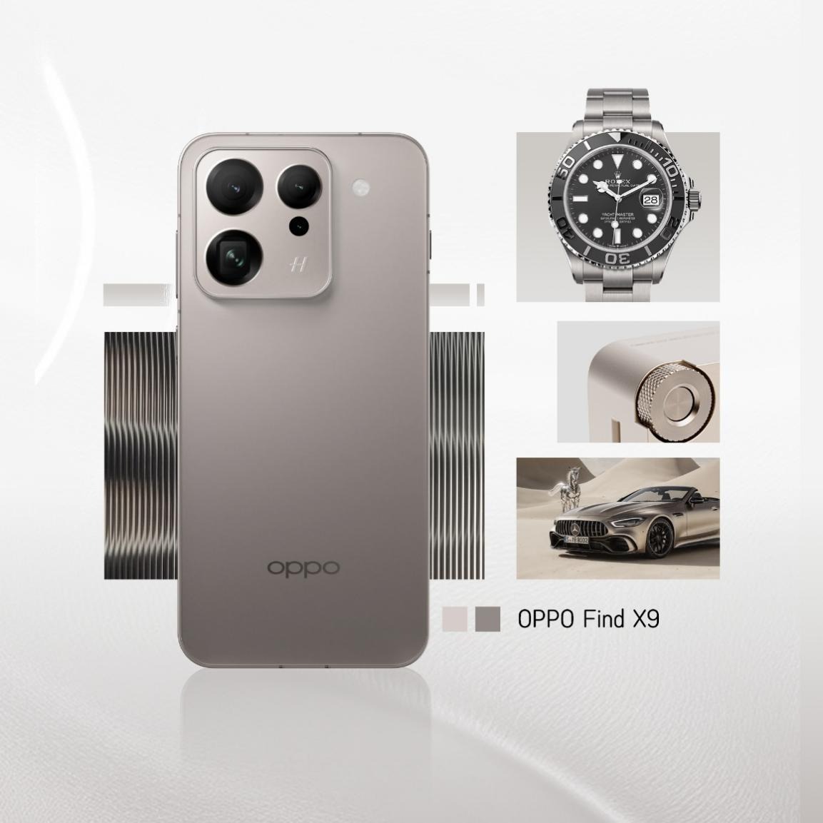 OPPO Find X9听劝而来:外观Deco焕新、钛色质感升级、R 角好评