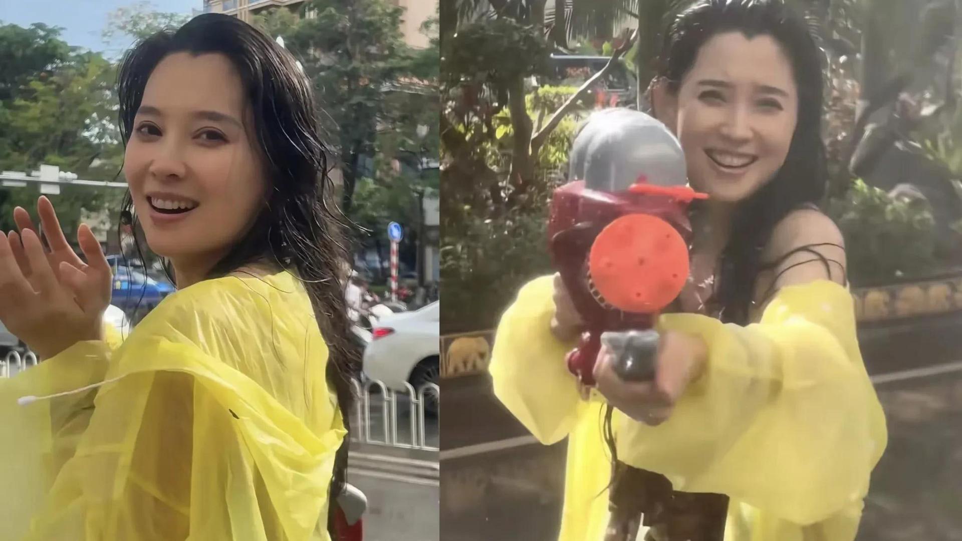 从森林北泼水节湿透瞬间看，汪峰三婚选她，背后眼光究竟有多厉害