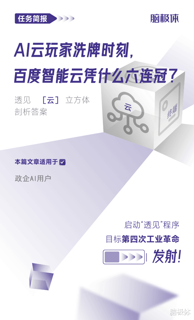 AI云玩家洗牌时刻,百度智能云凭什么六连冠?