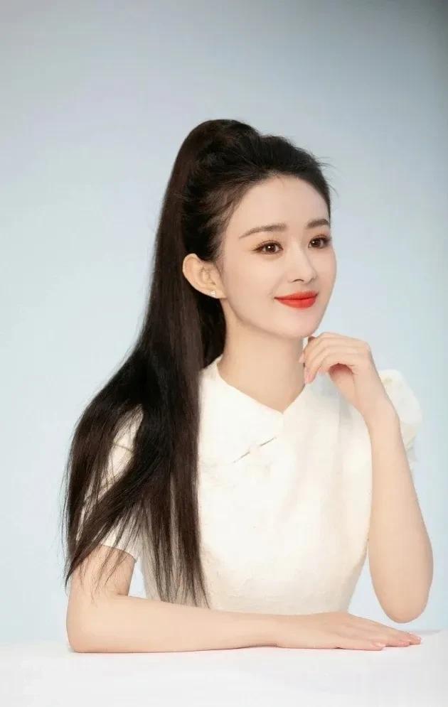 赵丽颖｜高马尾精美妆照！