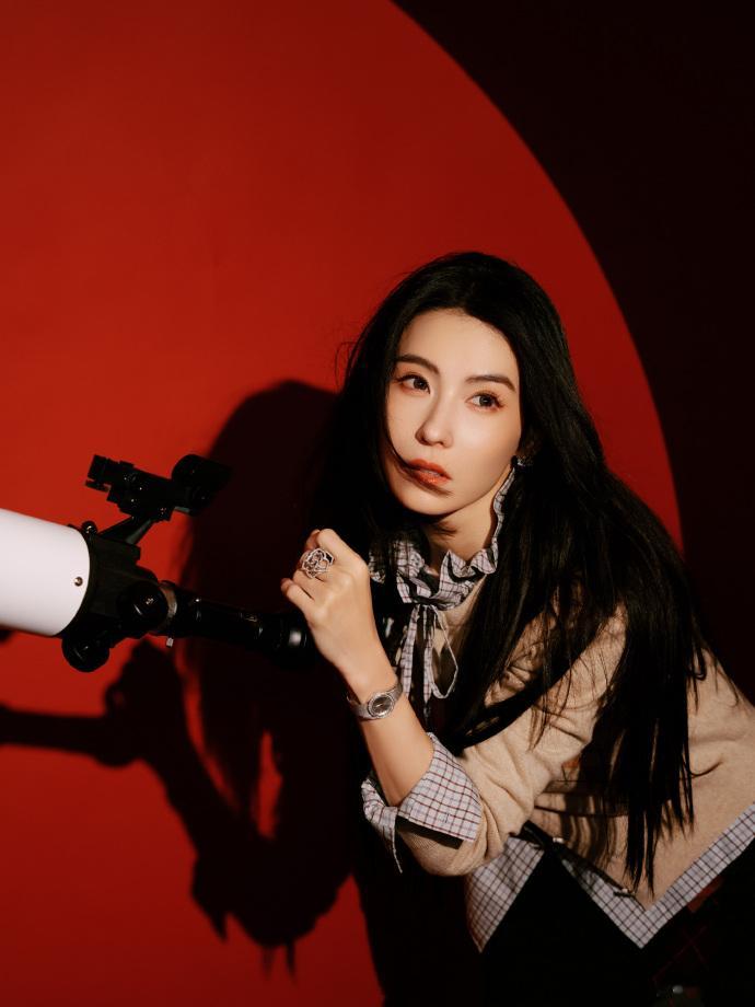 张柏芝绝美秋日写真