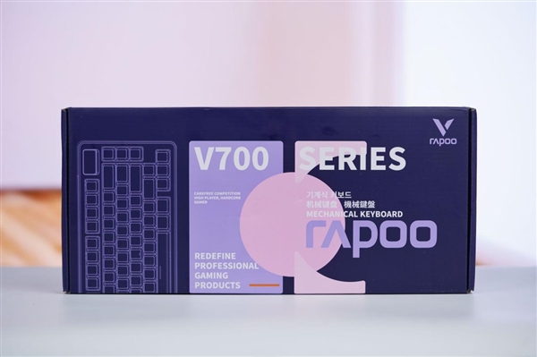 78鍵小巧簡約！雷柏V700DIY-75鍵盤圖賞