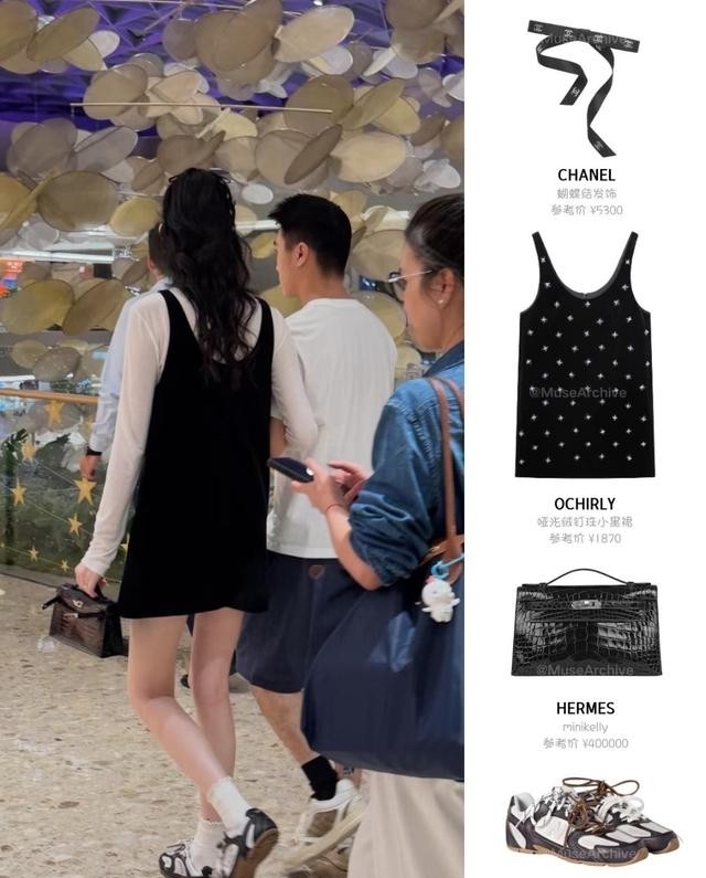 奚梦瑶疑怀三胎！小腹隆起拎40万爱马仕，四太同行排场十足