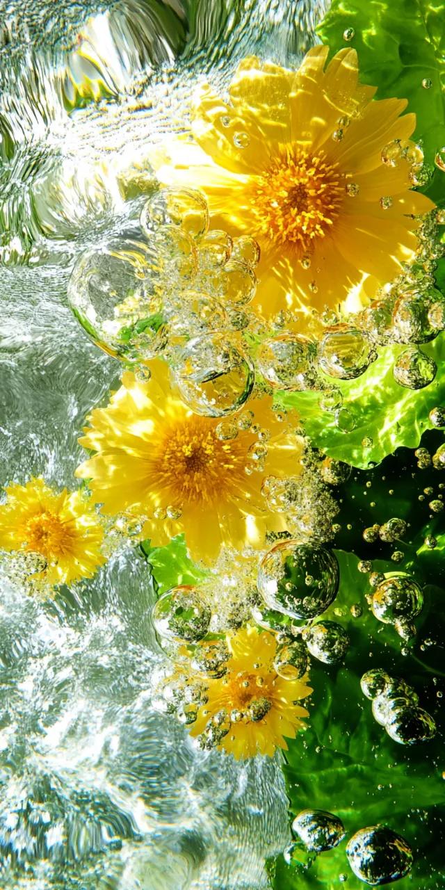 咕咚咕咚，感觉在水底呼吸｜超清新治愈的手机屏保，清凉一夏！