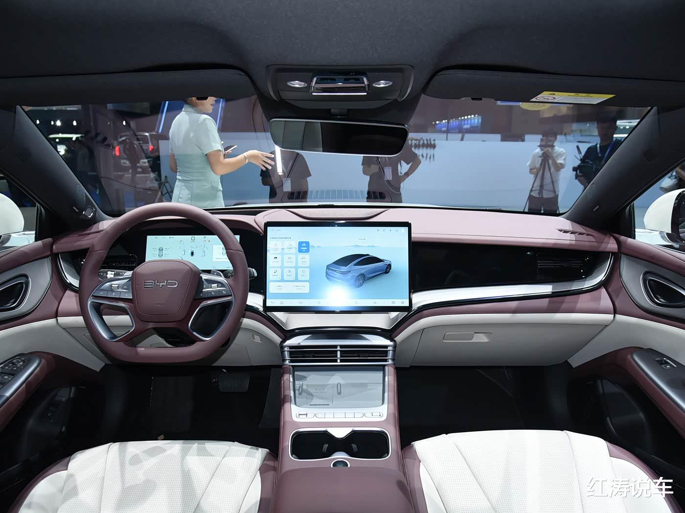 比亚迪海豹07EV曝光，纯电中型车，轴距2900mm，续航705公里