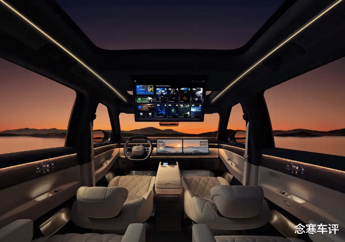 问界M9的德系平替？大众ID. ERA 9X内饰曝光，6座布局+后排大屏