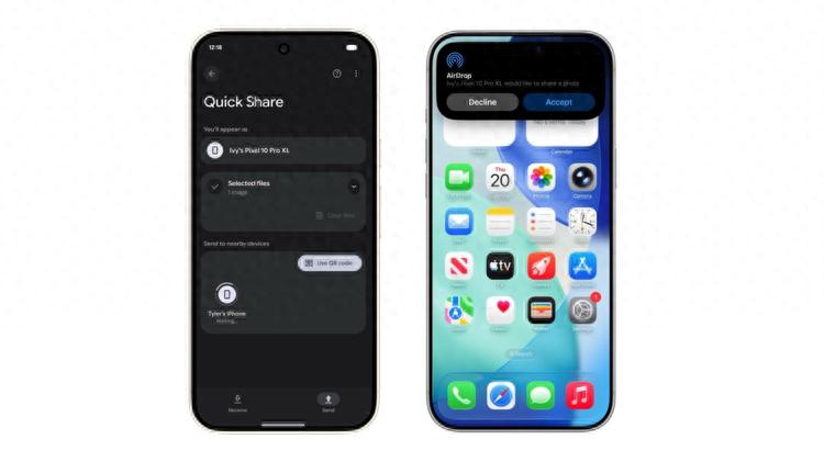 Android與iOS打通快速分享功能，無需下載App，直接就能傳