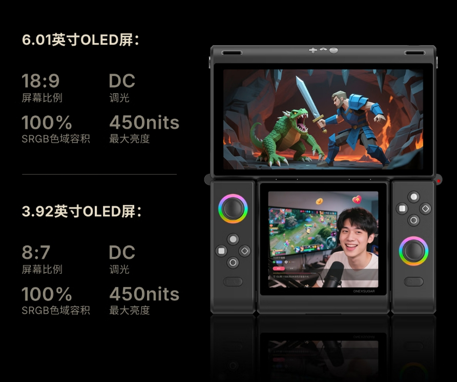 6899元起的壹号本游侠X1 Air、3999元的壹号方糖SUGAR 1掌机发布