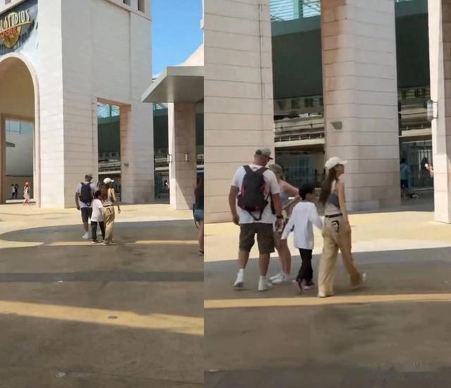 杨颖独自带儿子游玩被拍！好像姐弟！看到她这么幸福我们就放心了