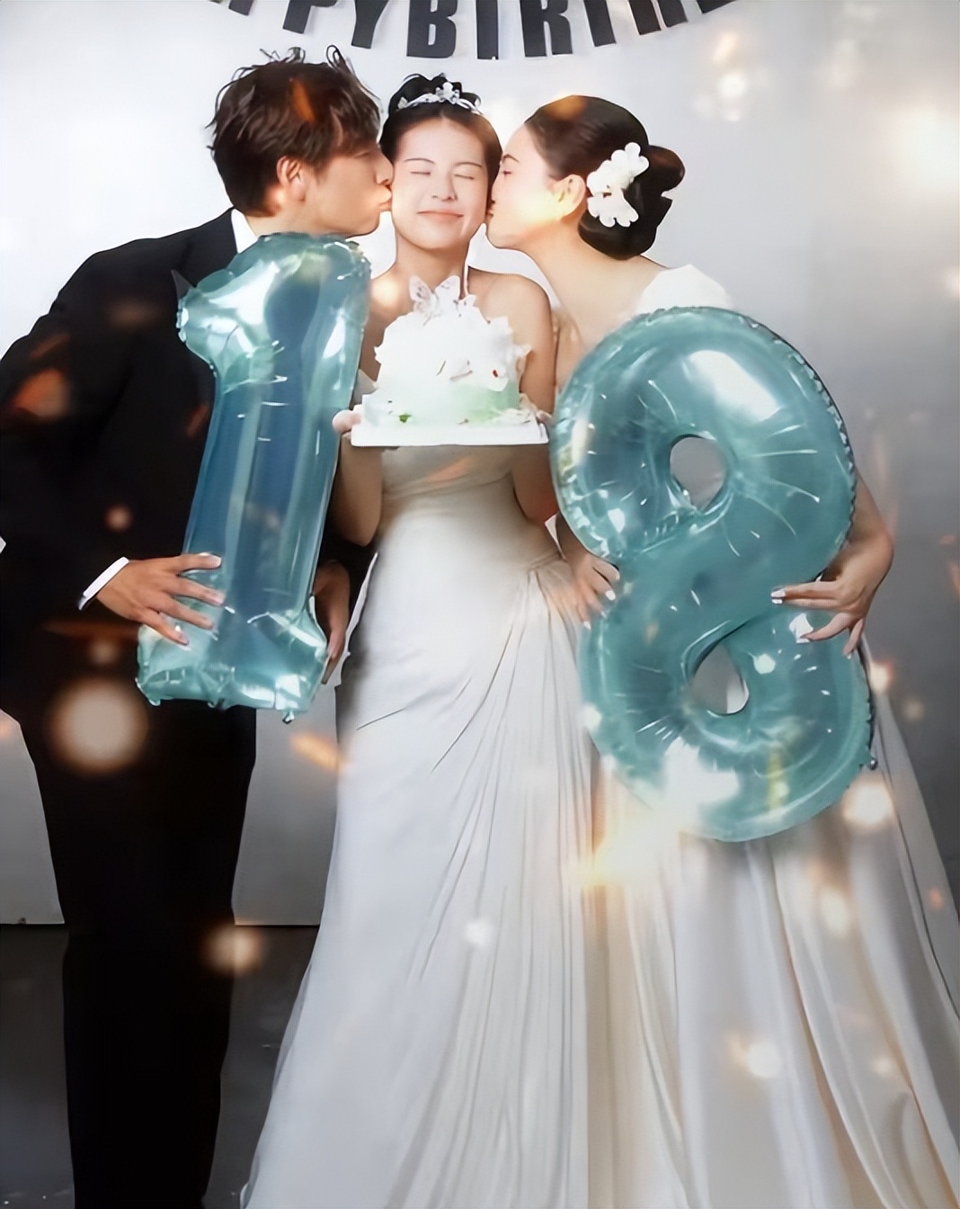 翁虹女儿满18岁，小水晶从小美到大，颜值身材超绝媲美妈妈