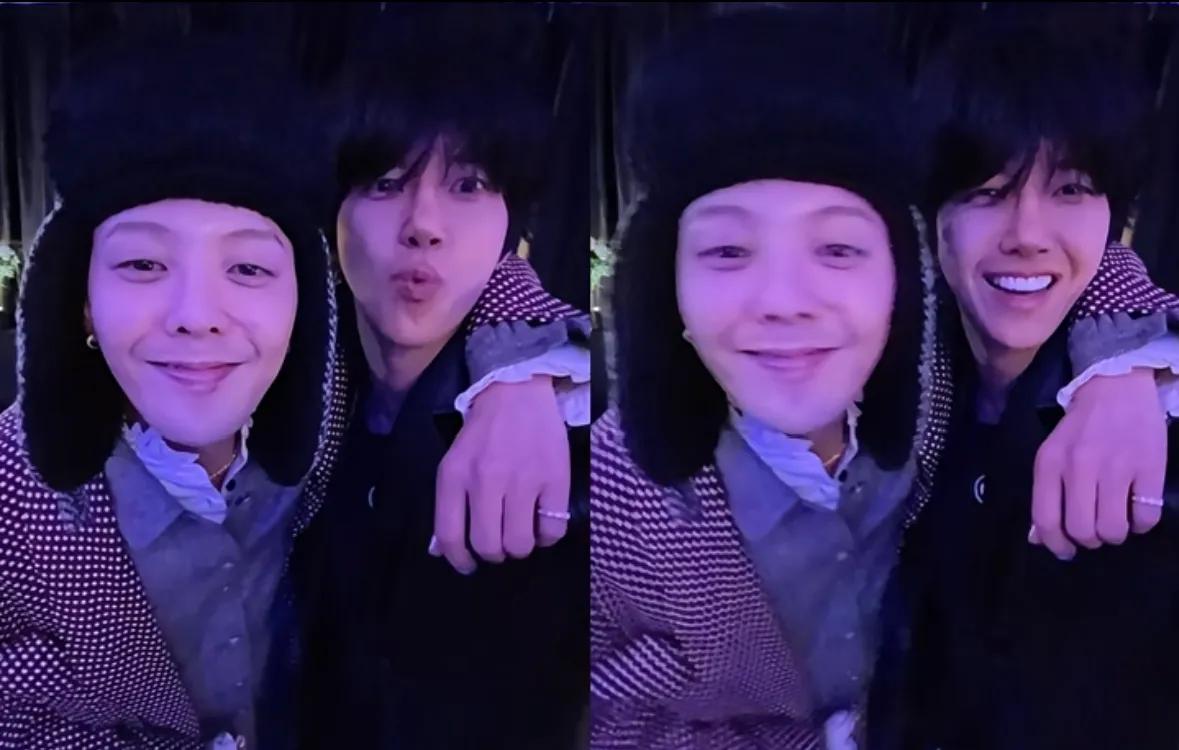 黄光熙任时完观看权志龙演出,并晒出亲密合照,又给黄光熙爽到了