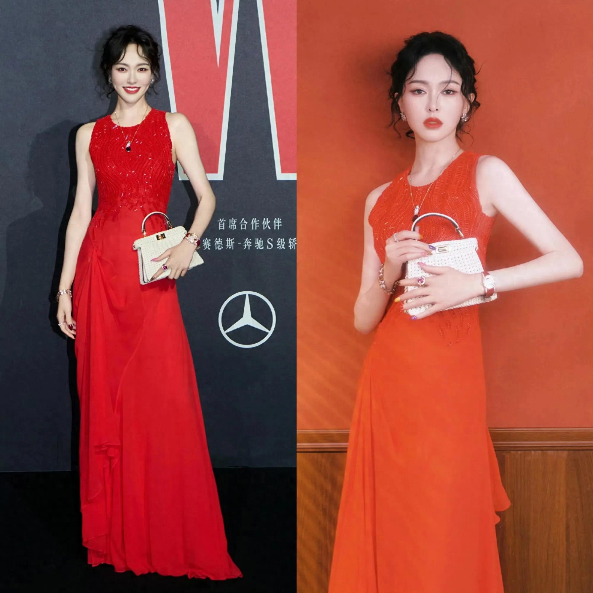 唐嫣的美真的“拿得出手”！8套高定礼服裙展现天使面孔窈窕身材