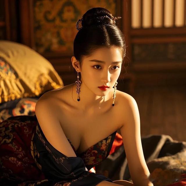 速看！关晓彤化身武媚娘，漏肩长裙美出新高度