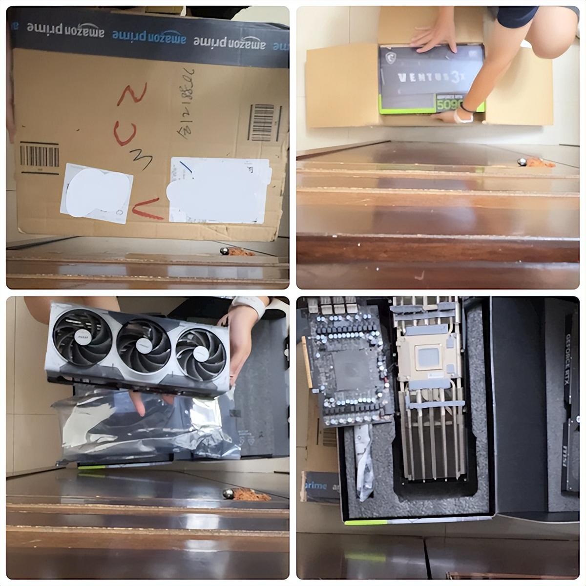 網友重金購買RTX 5090到貨后崩潰：GPU、內存芯片全被拆了 只剩PCB