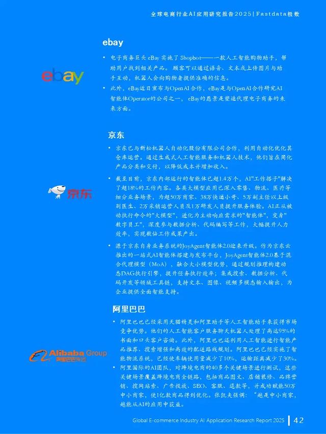 全球電商行業AI應用研究報告2025