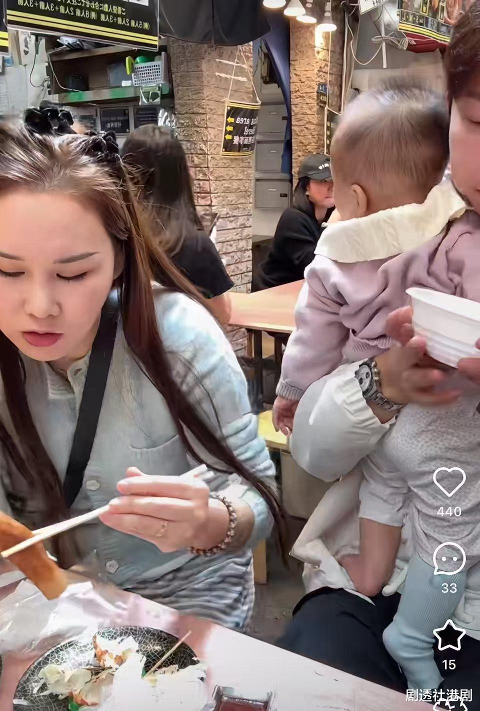 前TVB小生携妻女游日本！女儿长相被指没遗传爸爸，太太现身反击