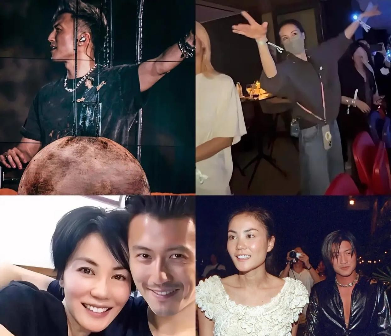 想不到王菲谢霆锋这两个又酷又高冷的人，私下居然手牵手这么甜!