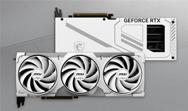 微星首款背插顯卡發布：純白、看不到一根線