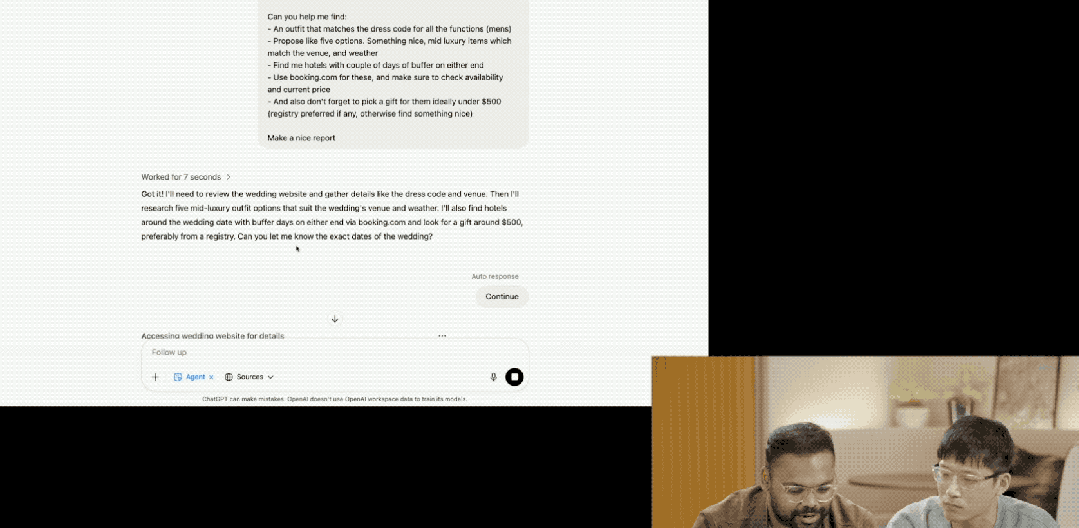 剛剛，OpenAI 發布了自己的 Agent模式，Manus Style