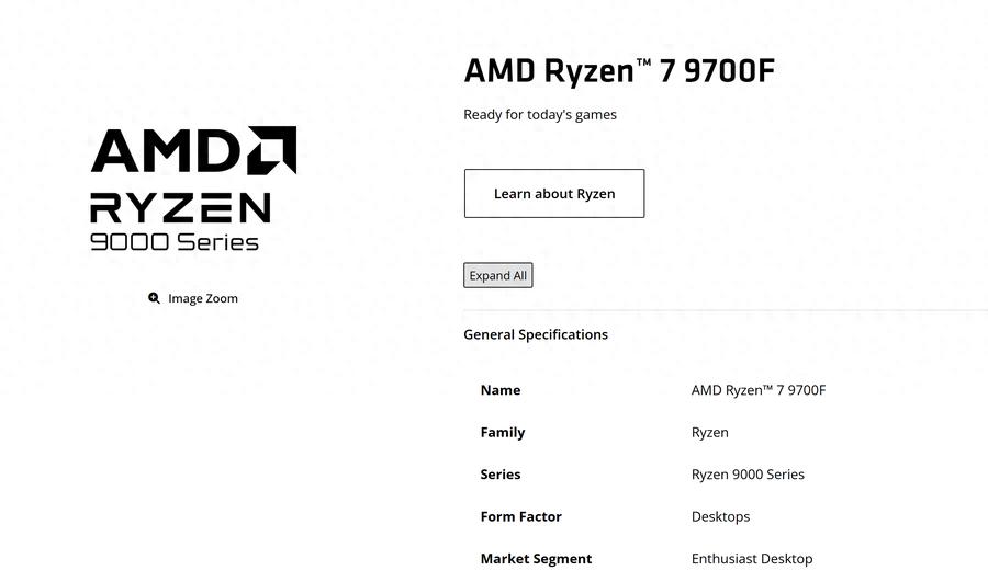 AMD推出锐龙7 9700F与锐龙5 5600F处理器,丰富桌面产品组合