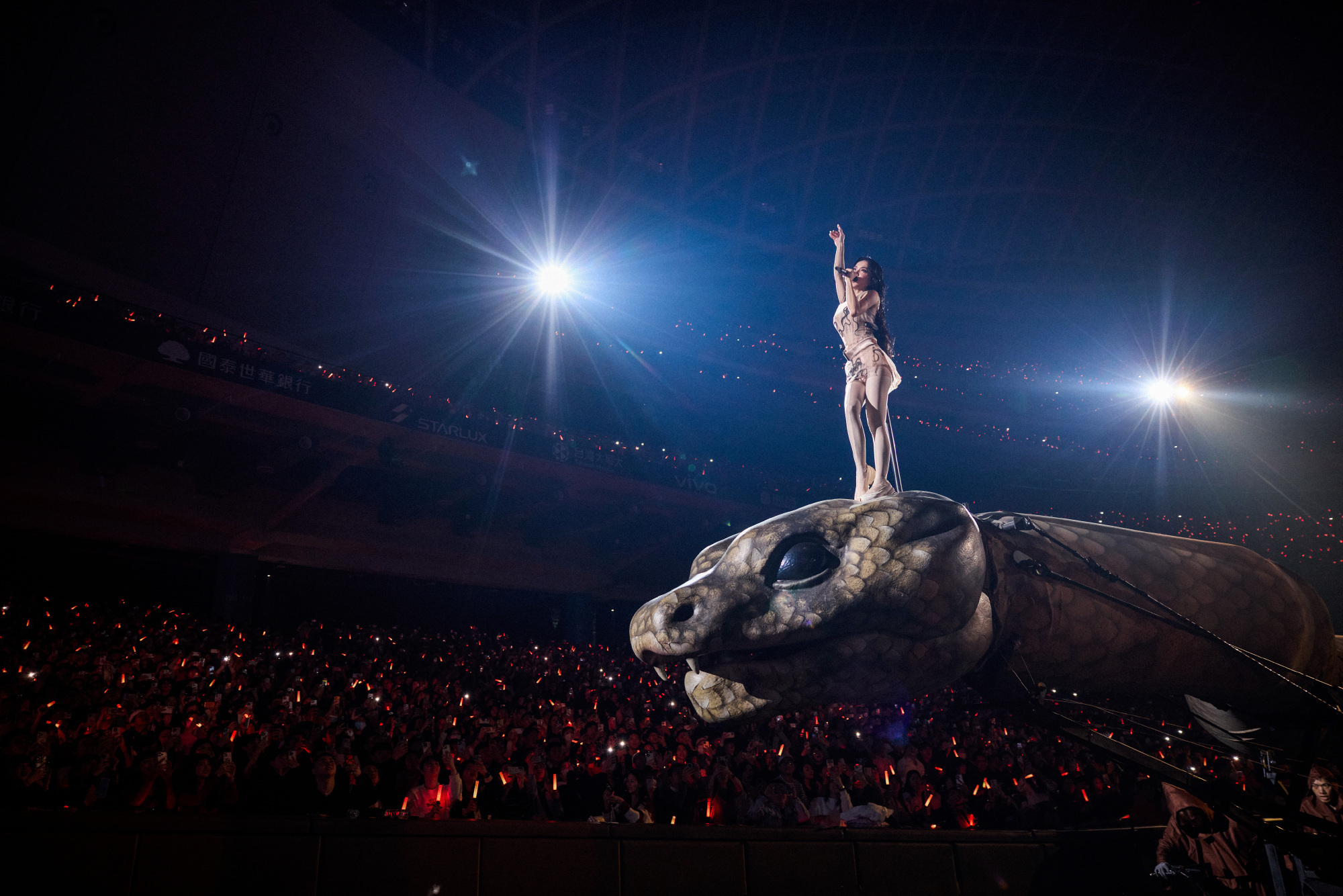 蔡依林在台北大巨蛋举办的三场演唱会亏损超7000万人民币