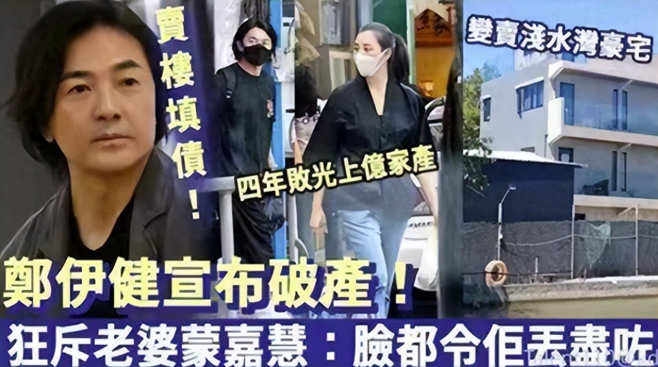 郑伊健两口子在日本投资破产