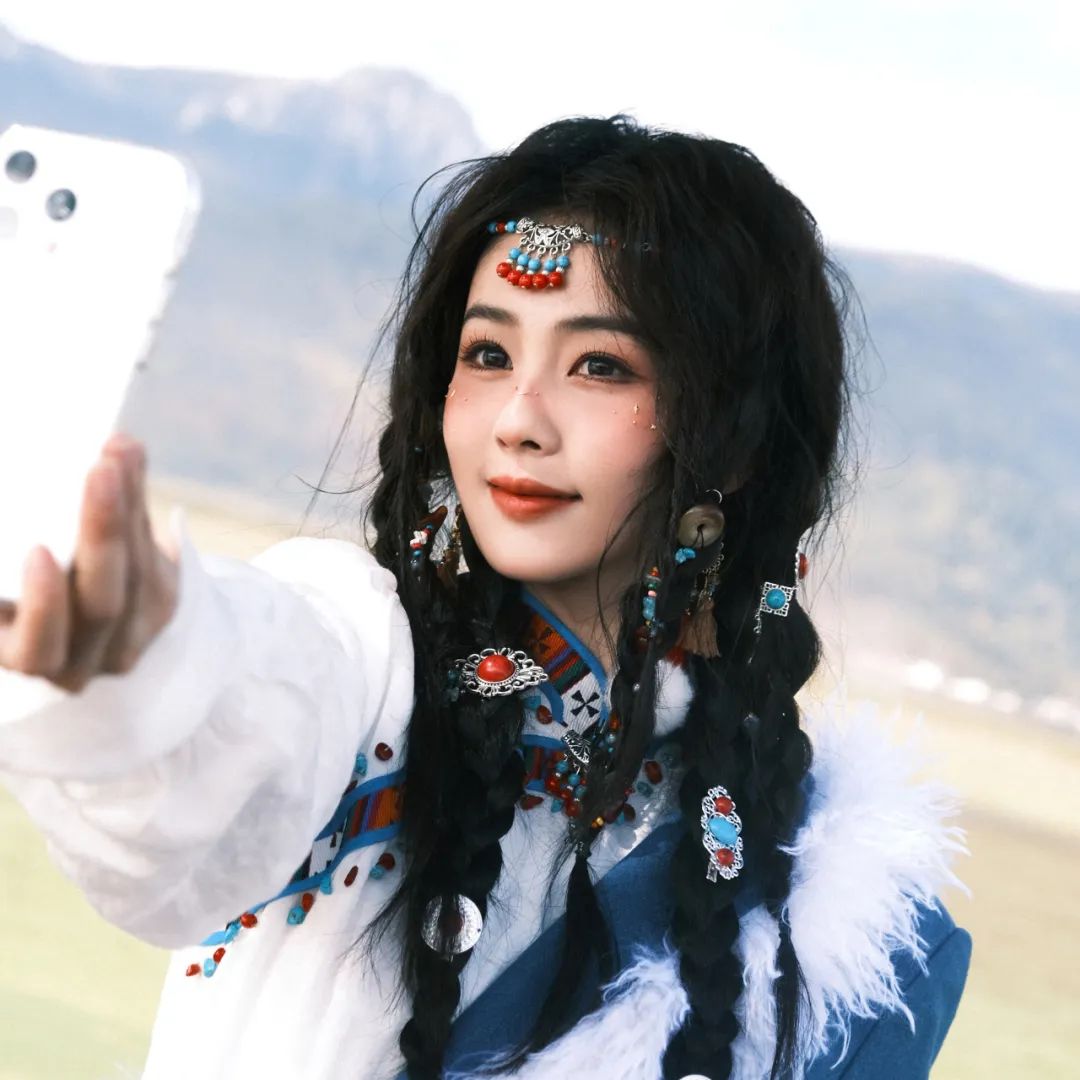 白鹿异域风情照