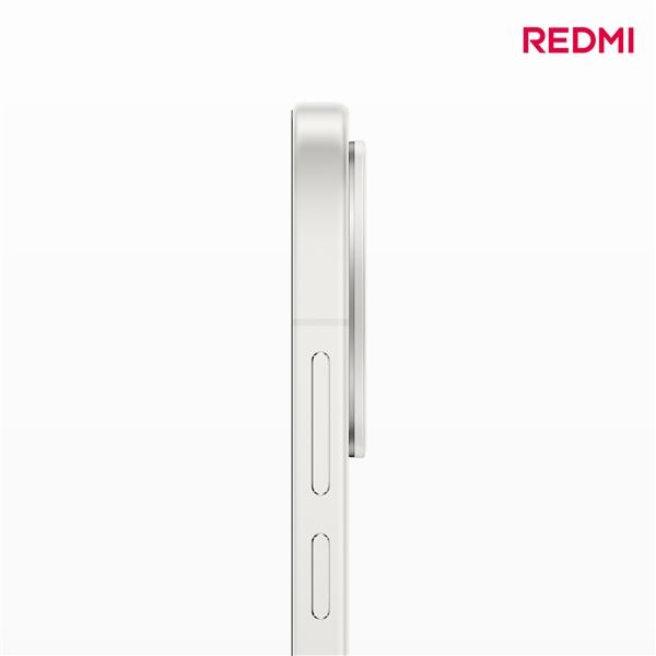 REDMI K80至尊版白色定妆照来了:金属中框+玻纤背板 史上最优雅
