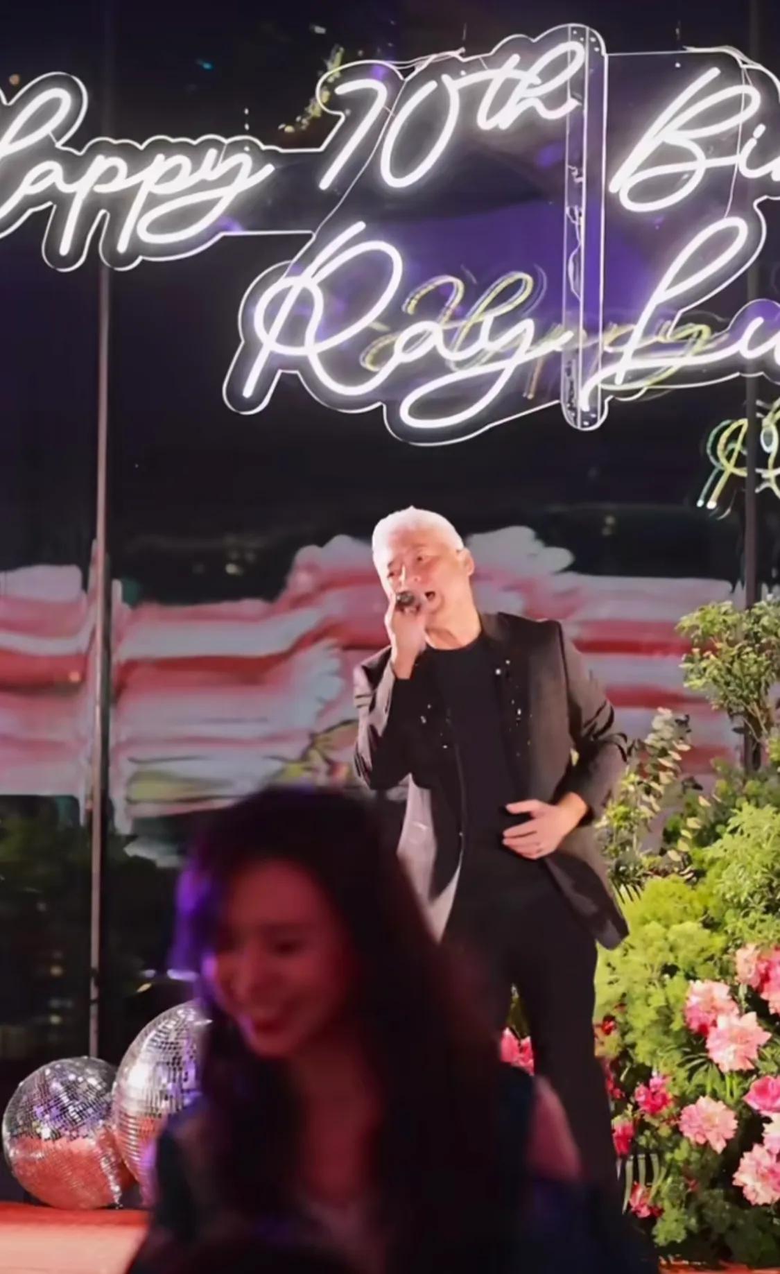 吕良伟70岁大寿，温碧霞穿的俗气，甄子丹岳母很年轻，袁咏仪漂亮