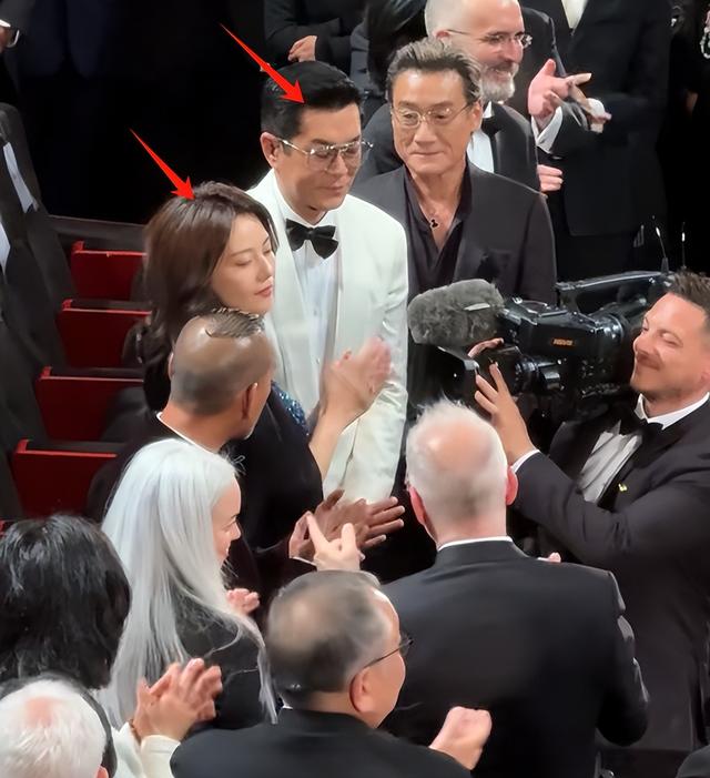 戛纳红毯暴露咖位：梁家辉不上桌，古天乐靠边站，C位一脸高傲！
