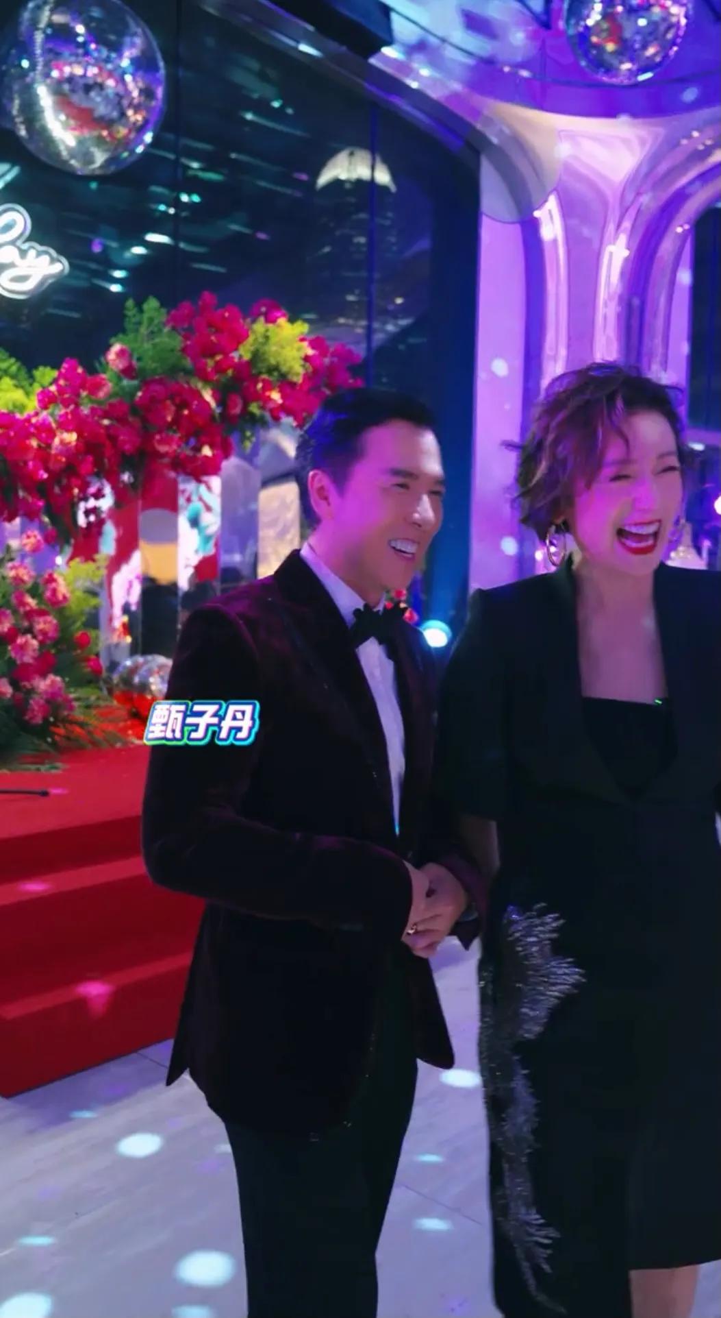 吕良伟70岁大寿，温碧霞穿的俗气，甄子丹岳母很年轻，袁咏仪漂亮