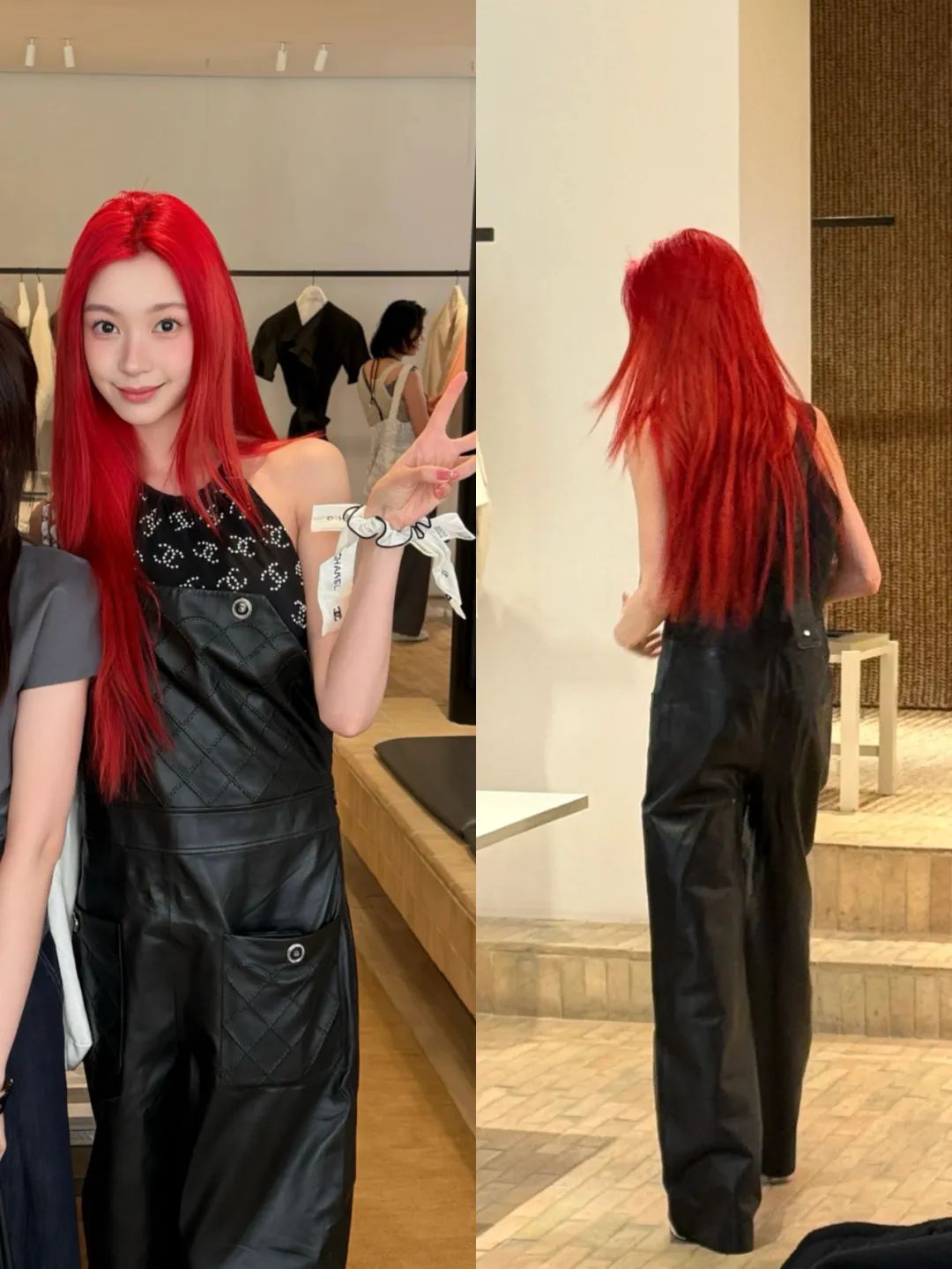 刘诗诗“染红发”美到我了！20套氛围感穿搭，换新发色后照着穿吧