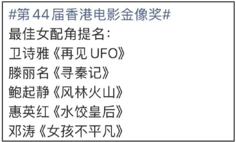 金像奖提名出炉，杨幂提前庆祝被嘲，《惊蛰》剧组也将重蹈覆辙？