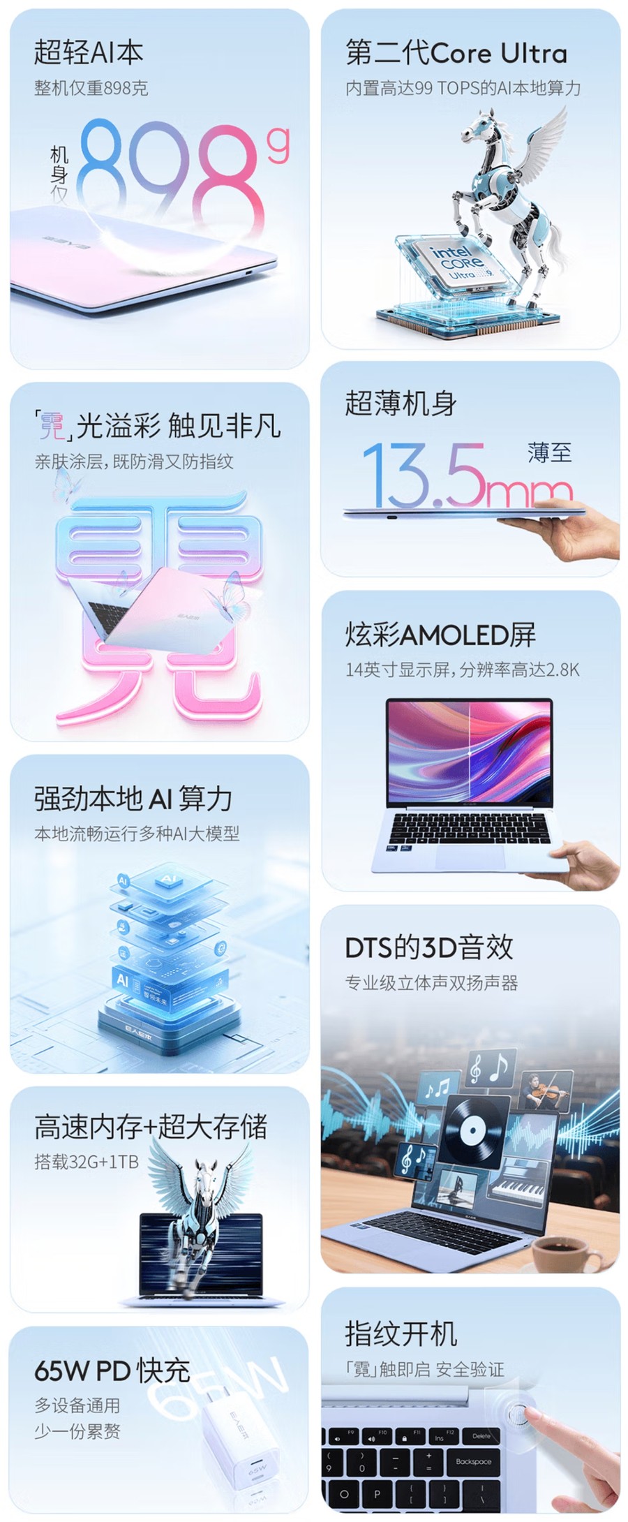 E人E本發首款筆記本EBOOK X14 Air：898克超輕6999元起