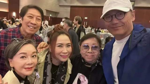 72岁曾志伟庆生摆素宴，半个港圈到场庆祝，谭咏麟老年斑明显